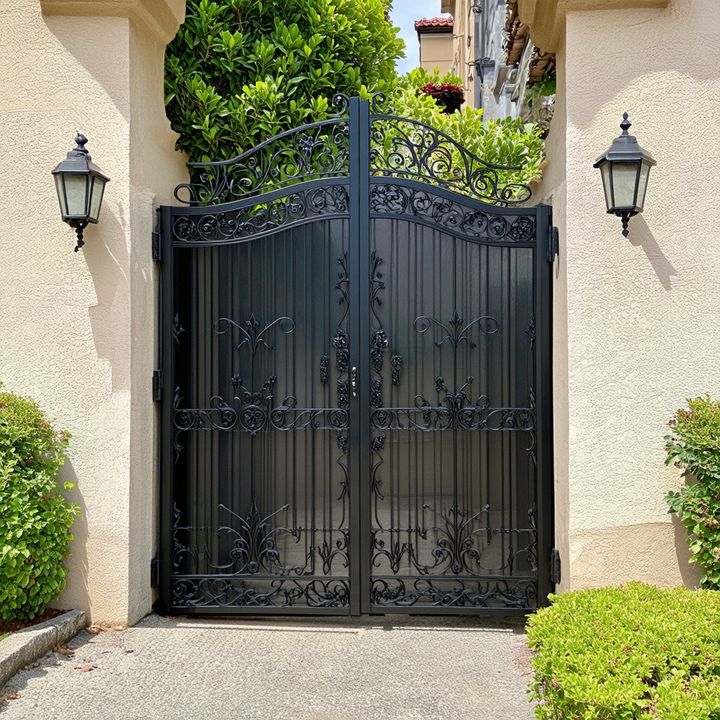 Traditional Iron Grill Gates