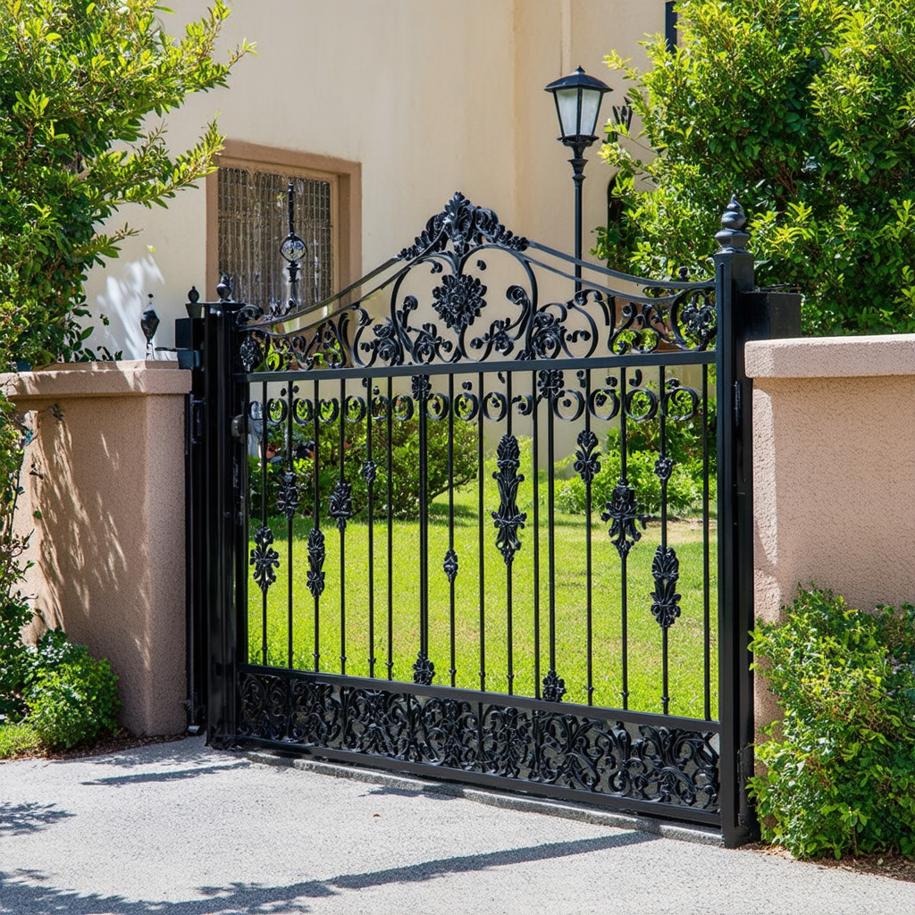 Wrought Iron Grill Gates